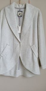 Anthropolgie lilka soft fleece blazer style size S NWT